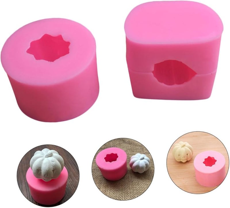 Mikinona Halloween Pumpkin Cake Molds 2 Pack Non Stick Baking For Mousse Jelly Pudding - Image 2